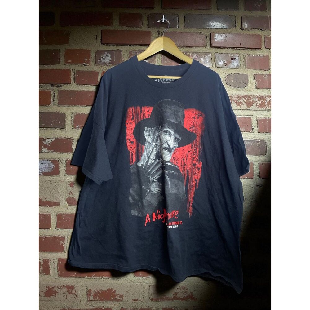Vintage A Nightmare on Elm Street Freddy Krueger Graphic T-Shirt – Size 5X